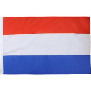 Netherlands Flag 2' x 3' for a pole - Dutch flags 90 x 60 cm - Banner 2x3 ft with hole light polyester - AZ FLAG