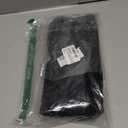 Portable Jewelry Roll Bag For Rings Velvet Jewelry Roll Bag keep your Rings Safe (Open size: 55 * 29cm Close size: 30 * 10cm, Black)