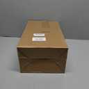 Woanger Set of 4 Wicker Storage Baskets OrganizerHandwoven Storage Bins with Lid for Organizing, Home Utility Box for Home Office Supplies Multipurpose Container(Coffee)