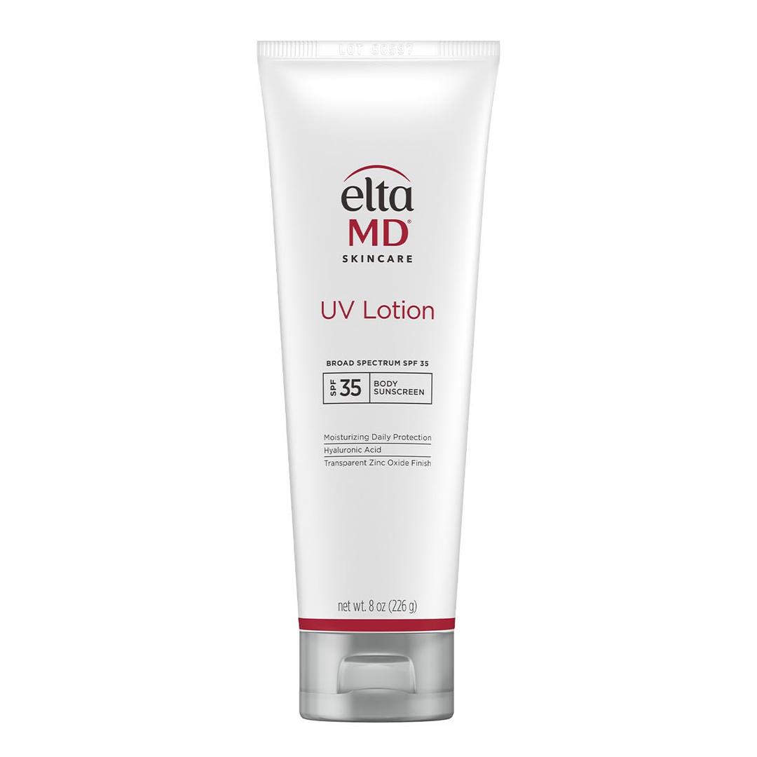 EltaMD UV Lotion Zinc Oxide Full-Body Broad-Spectrum SPF 30+ Moisturizing Sunscreen Lotion, Non-Greasy, Sheer, Sensitivity-Free, Fragrance-Free, 7 oz