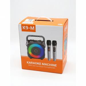 K9-M Karaoke Machine 15W Portable Bluetooth Speaker Wireless Microphones LED