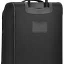 U.S. Traveler Aviron Bay Expandable Softside Luggage With Spinner Wheels, Black, Carry-on 23-Inch