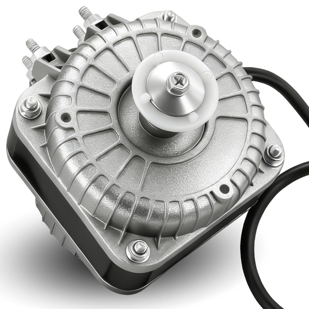 YZF18-25 Condenser Fan Motor 120V 60Hz 1550rpm 18/70W 1.01A Shaded Pole Radiator Evaporator AC Fan Motor for Small Ventilation Equipment Refrigerator Freezer Coolers Vending Machines