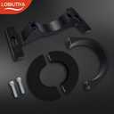 Center Bearing Support Solution for 2015-Up Dodge Charger Challenger/Chrysler 300 Scat Pack Hellcat 394 RWD & AWD V6 & V8 All Trims, Replacement for 3180-31 986-031 52123980AD(Black)