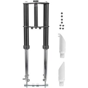 XR50 Front Forks, Fork Suspension for CRF50 XR50 SSR 50 110 125CC Dirt Pit Bikes 560MM (Black)