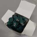 Glooglitter 5 feet 10 Light Christmas Mini Lights String, Warm White LED Christmas Short Fairy Lights on Green Wire for Xmas Decoration, Art Projects, Bottles and Crafts, Without Tail Plug