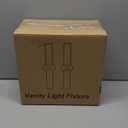 Wall Sconces Set of Two, Hardwired Brushed Gold Bathroom Sconces Wall Lighting with Clear Glass, Modern Sconces Wall Decor Set of 2 Bathroom Light fixtures for Mirror Hallway (Bulbs Not Included)