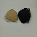 Strapless, Backless Adhesive Push Up Bra - 2 Pairs, Invisible Stick On Bra (Black and Nude), C