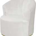 Velvet Single Sofa Cover Swivel Barrel Chair Cover Modern Accent Chair Slipcovers Barrel Armchairs Sofa Cover Protector for Home Decor Living Room