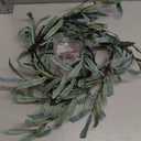 LITBLOOM Lighted Olive Garland Battery Operated with Timer 96 Fairy Lights 6FT, Artificial Greenery Twig Vine Lights for Christmas Spring Fireplace Mantle Decoration Indoor Outdoor