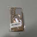 For Samsung Galaxy S21 Case Magnetic,for Women Girl Soft Cute Luxury Love Heart Plating Bling Gradient Glitter Clear Phone Case Compatible with MagSafe Shockproof Back Cover 6.2-Gold