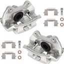 KUSATEC 18B5059 18B5058 Rear Disc Brake Caliper with Bracket fit for Buick Enclave 2008-2017;Cadillac XTS 2013-2019;Chevy Traverse 2009-2017;GMC Acadia 2007-2016/Limited 2017;Saturn Outlook 2007-2010