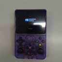 R36S Retro Handheld Game Console, 64GB Builtin Games, Save & Load Function, 3.5" IPS Screen, Portable Emulator Gaming Console for Travel, Adults & Nostalgic Players (Purple R36s 3.5")