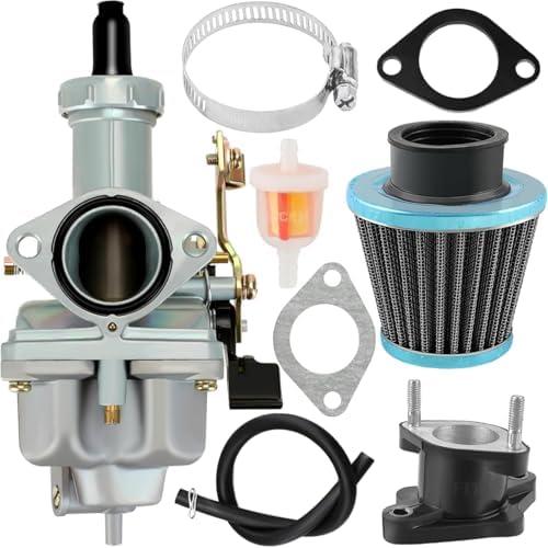 PZ27 Carburetor Compatible with 250cc 200cc 150cc ATV Go Kart Dirt Bike Carb Fits for TaoTao Coolster CG XR100 Predator Coleman KT196 CT200U Kazuma 27mm Baja Mini Bike Go Kart Parts with Air Filter