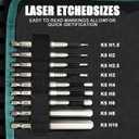 K5 Allen Wrench Drill Bit Set,2025 High Magnetic Screwdriver Drill Bit Set Allen Wrench Screwdriver Set,Suitable for Home Repair,Long Allen Socket Set Workshop Work, Car Work Portable