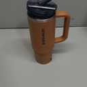 STANLEY Quencher ProTour Flip Straw Tumbler with Leakproof Lid 30 oz | Built-In Straw and Handle | Cup Holder Compatible for Travel | Insulated Stainless Steel Cup | BPA-Free | Toast VRT