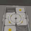 Premium Leak-Proof Snackle Box Container with 8 Clear Compartments & 8 Airtight Lids | Portable Clear Snack Tray with Lid & Handle | Divided Serving Tray for Fruits, Snacks, Sauces, Veggie & More