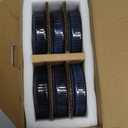 famiware Star Soy Sauce Dish Ceramic Dipping Bowls Set of 6, 4 oz Individual Dip Sauce Cups/Bowls/Dishes/Plates, Small Serving Bowl for Side Dishes, Ice Cream, Condiments, Sushi - Nebulas Blue