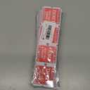Pack of 4 L LIKED 200 Raffle Tickets, 50/50 Double Roll Tickets for Event, Raffles, Carnival, Door Prizes and Class Reward (Red)