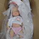 OtardDolls Reborn Baby Dolls Realistic Newborn 18 Inch Reborn Full Silicone Soft Body Real Life Washable with Clothes and Bottles