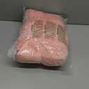 Phantoscope Merry Christmas Snowflake Shaped Throw Pillow, Velvet Xmas Embroidered Snowflake Pillow Decorative Christmas Cushion Pillow for Couch Living Room Bed, Pink, 16 x 16 inches