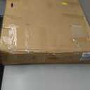 Square Nesting Coffee Table Set of 2, 23.6"+19.7" Nesting Tables,Small Square Coffee Table with Fluted,Center Table for Living Room Bedroom Office Balcony Yard (Walnut)