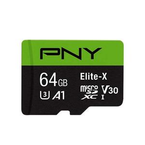 PNY Elite-X MicroSDXC Flash Card, 64GB