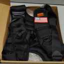 Weighted Vest Woman & Men, 8lb Plus Size Weighted Vest With Phone Pockets & Reflective Strips for Walking, Running, Hiking, Rucking, Workout, Strength Training, Black, 8lb