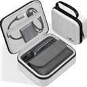 sarlar Carrying Case for RayNeo Air 3s Pro AR/XR Glasses, Odorless Felt Hard Shell Case for Original Eyewear Box, Pocket TV, HDMI/USB-C Charging Adapter, Portable Protection for Travel Storage