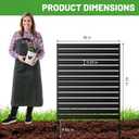 3 Panels No-Dig Metal Privacy Fence Screen, 42" H 38" W Outdoor Air Conditioner Fence, Rustproof AC Unit Cover to Hide Trash Bins, Pool Equipment Enclosure, Decorative Garden, Patio & Backyard