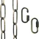 6 Feet Antique Bronze Finish Pendant Chandelier Light Fixture Hanging Lighting Chain (Antique Bronze)