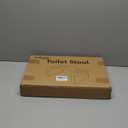 Royalcraft 7 Inches Acrylic Squat Toilet Stool, Modern Non-Slip Toilet Poop Stool for Children & Adults, Step Potty Stool for Bathroom Men & Women