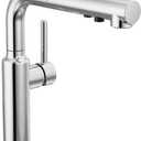 Delta Daneri Chrome Kitchen Faucet with Pull-Out Sprayer, Modern Single Hole Kitchen Sink Faucet, Single Handle, Chrome 16879-DST