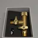 Solid Brass High Flow 2 Way  Type Garden Hose Splitter, 360 Degree Rotation 3/4" Spigot Faucet Connectors