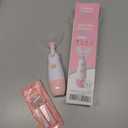 Kids Electric ToothbrushU Shaped Toothbrush Waterproof Battery Powered 360 Automatic Sonic Toddler Toothbrushes for 8-13 Years Old for Boys Girls,with 2 Replacement Brush HeadsPink