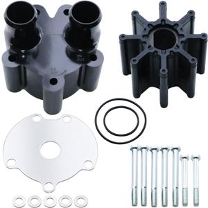 46-807151A14 Water Pump Impeller Kit With Housing for MerCruiser Alpha Bravo Engines, for Sierra 18-3150,Quicksilver 807151A14,Mercury 807151A14, 46-807151A7,Water Pump Housing and Impeller Repair Kit