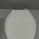 KOHLER 4636-RL-0 Cachet ReadyLatch Elongated Toilet Seat Slow Close, Soft Close Toilet Seat Quiet Lid, Contoured Grip-Tight Bumpers Installation Hardware, Apartment Essentials, White