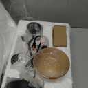 Touch Control Table Lamp with 2 USB Charging Ports, 3-Way Dimmable Bedside Nightstand Lamps, Amber Glass Shade Vintage Rural Leaf Lamp for Living Room, Bedroom, Dresser, LED Bulb Included (Bronze)