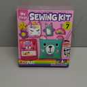 KRAFUN My First Sewing Kit for Beginner Kids Arts & Crafts, 7 Easy DIY Projects of Stuffed Animal Dolls and Plush Pillow Craft, Instructions & Felt, Gift for Girls, Boys, Learn to Sew, Embroidery
