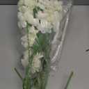 IPOPU 6pcs White Delphinium Artificial Flowers 36.22in Silk Flowers Snapdragon Flowers Hyacinth Artificial Flowers Long Stem Flowers for Wedding Home Floral Centerpieces Decor(White)