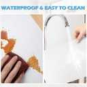 4 x Drawer Liners, Waterproof Shelf Liner, Anti-Slip Non-Adhesive BPA Free Kitchen Cupboard Cabinet Liner Refridge Fridge Mats Sink Protector Strong Durable for Home Office (12" x 60"/White)