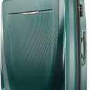 Samsonite Winfield 3 DLX Hardside Expandable Luggage with Spinners, Checked-Large 28-Inch, Emerald