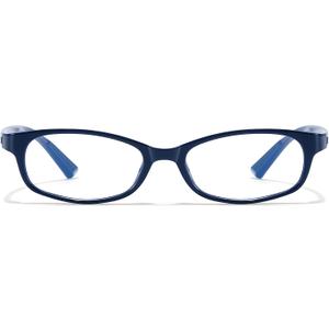 SODQW Office-Siren Blue Light Glasses for Women, Rectangle Frame, Y2K Small Eyewear, Anti Eyestrain Computer Glasses