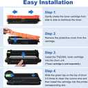 TN229XL 229XL TN229 High Yield Toner Cartridge Compatible Replacement for Brother TN229XL TN-229 Works with Brother MFC-L3720CDW L3780CDW L3765CDW HL-L3220CDW L3280CDW L3300CDW Printer (4-Pack Color)