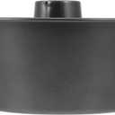 Kichvoe Round Carbon Steel Angel Food Cake Pan, Black, 12-Inch (23.5X23.5X10CM)