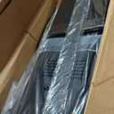 DUMOS Dresser for Bedroom, Storage Organizer with 9 Drawers, Chest of Drawers with Fabric Bins, Sturdy Metal Frame, Wood Tabletop for Guest Room, Closet, Entryway, Nursery (Black)