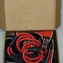 No Pull Dog Harness Adjustable Reflective Oxford Easy Control Medium Large Dog Harness with A Free Heavy Duty 5ft Dog Leash (L (Neck: 18"-25.5", Chest: 24.5"-33"), Red Harness+Leash)