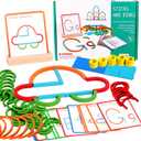 puzgic Stem Kids Toys for Creative Learning Building Educational Resources Kids Toy for Preschool and Kindergarten 3 4 5 6 Years Old Boys and Girls Brain Teaser Smart Sticks Toys