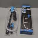 Portable Transfer Pump Battery Operated Electric Siphon Pump for Gas, Fuel, Diesel, Water Transfer 2.4 GPM Flow Oil Extractor, 47" Hose-Easy to Use Hand Fuel Pump, Multi-Use Siphon Transfer Pump(Blue) (1 Pack Blue)