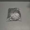 Rubber hose, 100 cm, stainless steel, general purpose